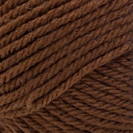 Lion Brand Yarn Basic Stitch (“Skein Tones”) Anti-Pilling Knitting Yarn, Yarn for Crocheting, 1-Pack, Mahogany