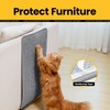 Conlun Cat Scratcher Mat,Natural Sisal Cat Scratch Pad with Hook&Loop