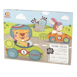Bababoo's Race Figure Puzzle | 2+ Years | Size 8" x 6" Each | 4 Individual Puzzles | Problem Solving | Puzzles Collection |