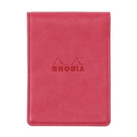 Rodia cf11ogz03-pk Mini 3-Hole Personal Organizer (4.3 x 3.1 inches (11 x 8 cm), Ring Diameter 0.4 inches (11 mm), PU Leather Vive, Pink