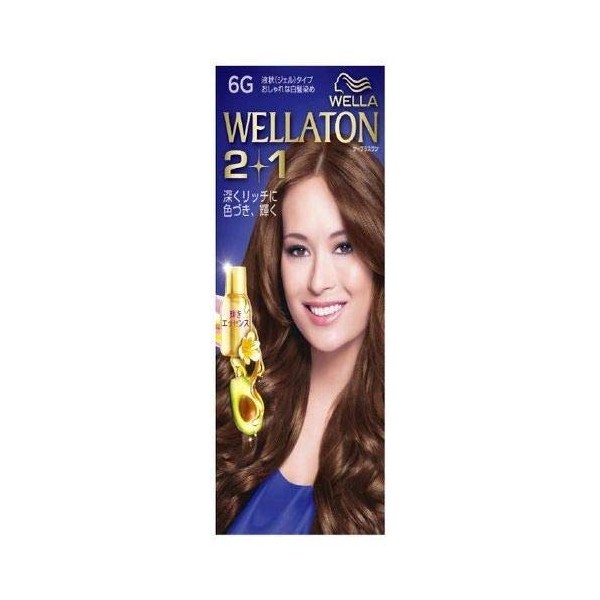 Wellatone 2+1 Liquid Type 6G (Quasi-Drug) (Fashionable Gray Hair), Set of 2