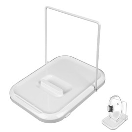 Refoiner Spoon Pot Lid Stand, Foldable, Ladle Rest, Pot Lid Holder, Spoon Rest, Cutting Board, Ladle Stand, Cookware Holder, Chopsticks Holder, Kitchen Tool Stand, No Installation Required, Stability