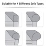 Kaket 2 PCS Sofa Armrest Covers, Armchair Covers for Arms,