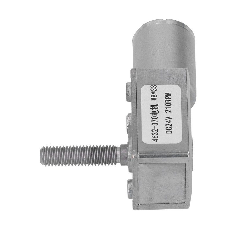 Turbo Worm Geared Motor High Torsion Micro Gearbox DC24V M8x33mm