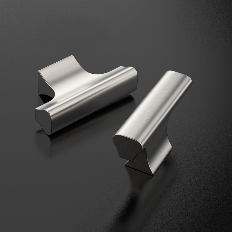 ROMATEE 10 Pack Brushed Satin Nickel Kitchen Cabinet Knobs Dresser