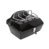 EGO Bike Black Motorcycle Luggage Trunk Compatible with Harley Honda