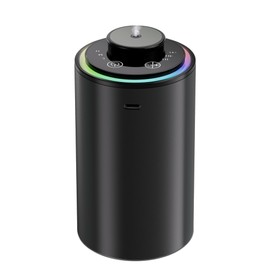 Waterless Essential Oil Diffuser, Diffuser,Portable Aromatherapy Diffuser,Light Show,3 Countdown Timers & 3 Mist Levels for Home, Room, Car, Office (Black)