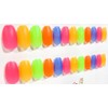 Flourescent Neon Matte Ballerina Press On Nails - 24 Pieces
