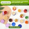 Cozary 16 Pezzi Contenitori Ermetici per Alimenti Piccoli con Graduazione,