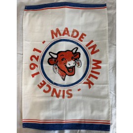 Coucke La French Vache Qui Rit Cheese Cow Tea Towel Made In Milk 1921
