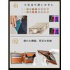 Fabriczio Men's Bifold Wallet, Box Shape, Coin Purse, Thin, Soft,