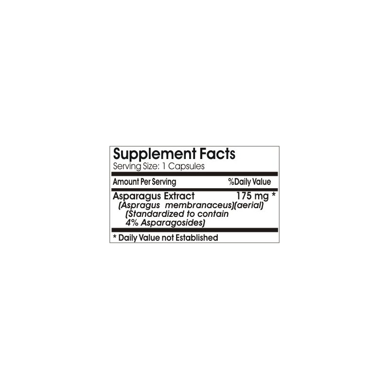 Asparagus Root Extract 175mg ~ 180 Capsules - No Additives