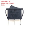 JZK 2x ON OFF ON Rocker Switch 15A 250V AC