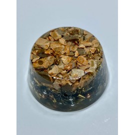 Leopard Jasper Orgone Generator Energy Accumulator 7.83Hz/432Hz/528Hz/Advance Harmonics Many Beautiful Ingredients!! (Leopard Jasper)