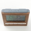 Nitori Radio Digital Table Clock 001TR Middle Brown NITORI 8172699