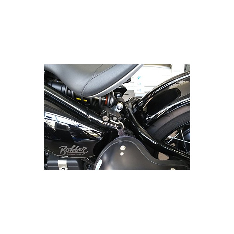 Kijima HTR-05009 Motorcycle Motorcycle Parts Helmet Lock Black Bonneville Bobber