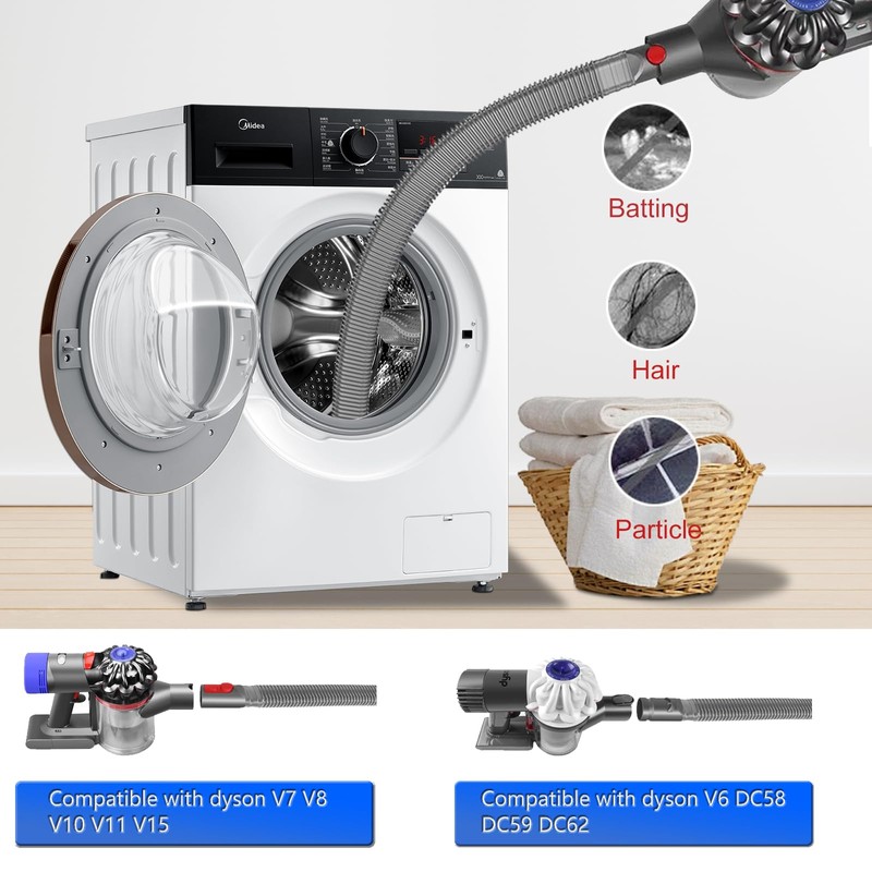 Dryer Vent Cleaner Kit Compatible With Dyson V15 V12 V11