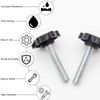TOKSEO Pack of 16 Star Grip Screws M8, Screws with