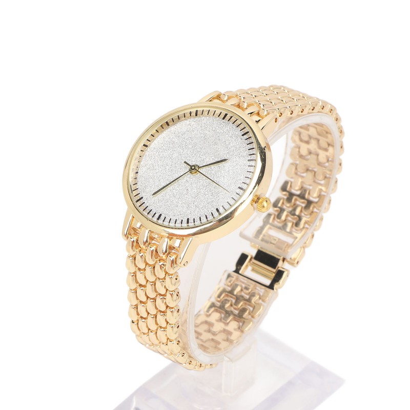 3pcs Women Watch Bracelet Set Gillter Elegant Hypoallergenic Waterproof Quartz