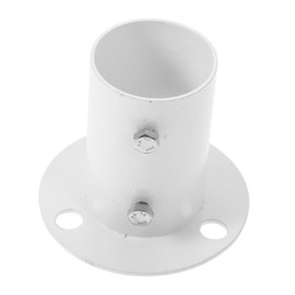 Mipcase Stainless Steel Swimming Pool Ladder Fixing Parts Pool Ladder Deck Flange Slide Deck Flange Ladder Tube Flange Pool Stainless Steel Deck Flanges 304 Stainless Steel White