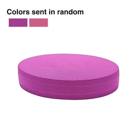 Oval Foam Balance Pads, Stable Fitness Exercises Cushion, Portable Gymnastics Trainer Board, Anti-Slip Balance Trainer Board for Physiotherapy, Pilates, Strength Training (Rose Red)