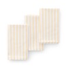 GAMUSI Pack of 3 Yellow Cotton Kitchen Towels 45 x