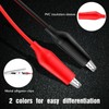 EBOOT 1M Electrical Test Set with Alligator Clips Double-Ended Jumper