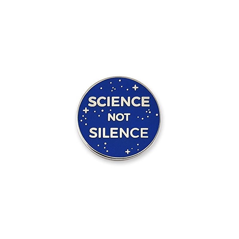 Pinsanity Science Not Silence Enamel Lapel Pin