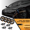 KODIAK STRAPS Adjustable Vehicle Tire Tie Down Straps Kit– 4pk