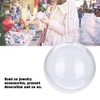 Bola de plástico transparente rellenable, 20 bolas de acrílico transparente,