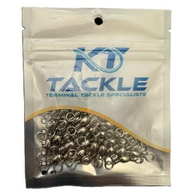 KT Tackle Fishing Swivels 5 sizes 4/0, 3/0, 2/0, 1/0, #1 25/50 Pcs (25, #1)