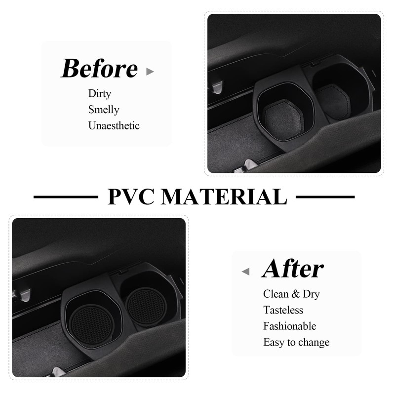 4 Pack Car Coasters, 2.75inch Universal Non-Slip Car Cup Holder