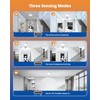 wowatt 2Pcs Motion Sensor Ceiling Light Wired, 3000K/4000K/6000K Selectable Motion