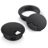 Bolatus 2 Pcs 60mm Desk Grommets, Round Desk Cable Hole