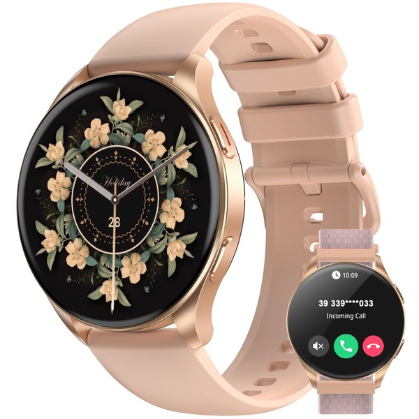 IOWODO Smart Watch for Women, 1.85" HD Smart Watches Answer/Make