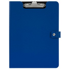 Merangue Portfolio Polyfoam Clipboard with Bulldog Clip, 9.5 x 12 Inches, Letter Size, Blue