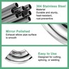 M METERXITY 2-Pack OD 2 Inch 90 Degree Mandrel Bend