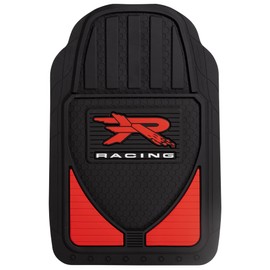 Plasticolor 001779R04 WeatherPro R Racing Red and Black Front Floor Mats