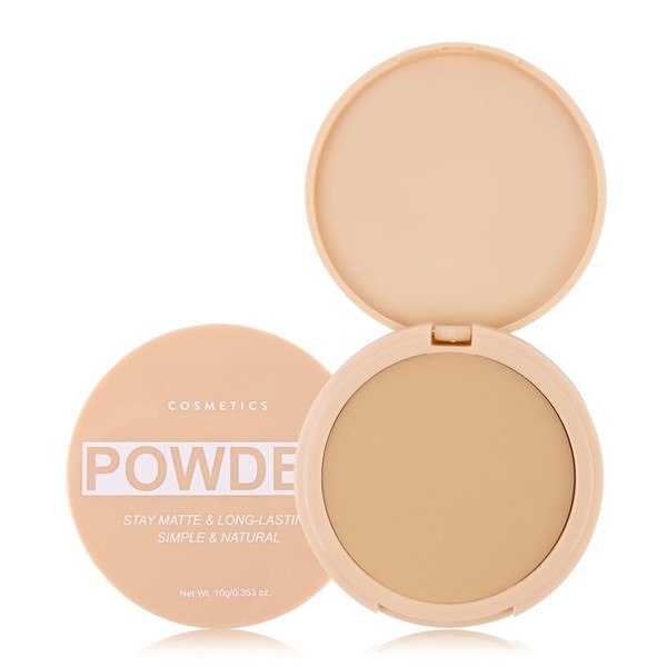 Pressed Matte Face Powder Makeup & Setting Powder for Poreless