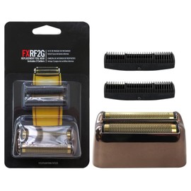 Gxcdizx Latest Version 2 Pcs Replacment Black Foil and Cutter for BaByliss-PRO MetalFX Single Foil and Double Foil Shavers