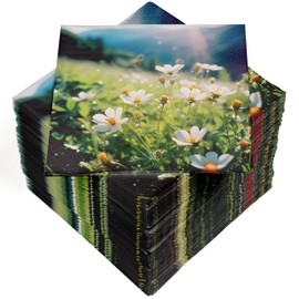 HEKU 100 napkins, 3-ply, 33 x 33 cm, mountain meadow, absorbent and practical packaging, wide selection, ideal for special occasions