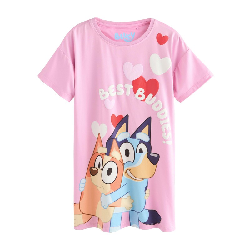 NEXT Bluey Nightgowns 2 Pack, pink