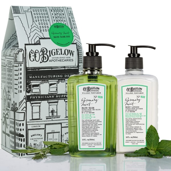 C.O. Bigelow Rosemary Mint Hand Care Duo, Hand Soap &