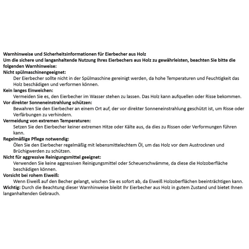 D, O.M. 6 pcs A Set from Olive Wood Egg