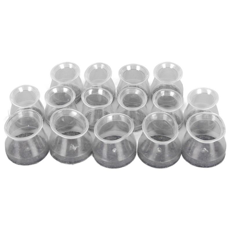 15pcs Chair Leg Protectors Silicone Felt Bottom Chair Leg Covers
