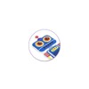 Puffy Foil Robot Party Stickers for Crafts, Cardmaking, Scrapbooks, Classroom
