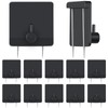 Lounsweer 4 Pcs Cubicle Hooks for Fabric Walls Cubicle Clips