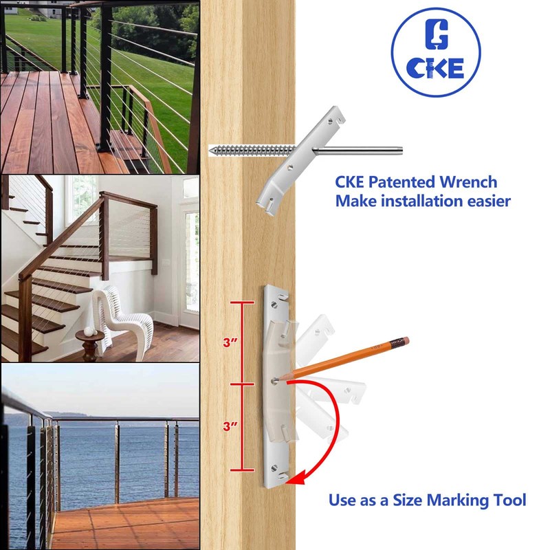 CKE 120 Pack T316 Stainless Steel Left&Right Handed Thread Swage