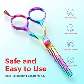 Suvorna Razeco Professional Hairdressing Scissors Japanese Stainless Steel 18mm e90