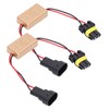 2PCS 50W LED Strobe Controller Continuous Strobe ABS Fog Light